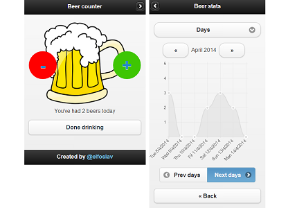 beer-counter mobile app
